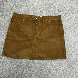 Old Navy Tan Corduroy Skirt